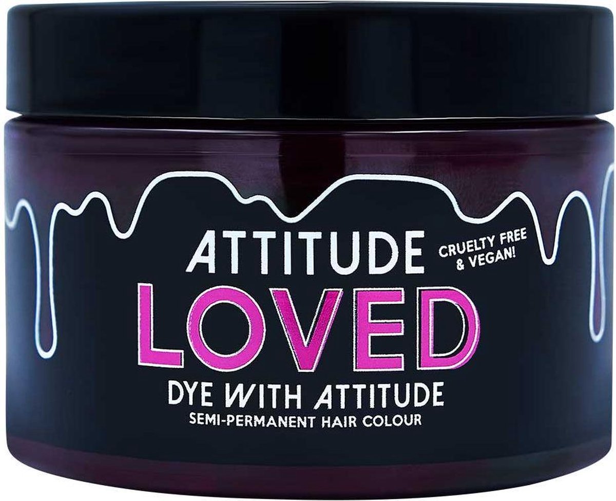 Attitude Hair Dye Semi permanente haarverf Loved Roze
