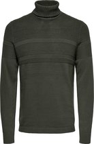 ONLY & SONS ONSBACE LS ROLL NECK KNIT Heren Trui - Maat M