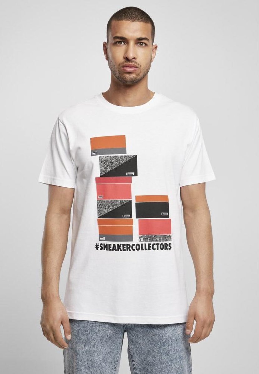 Mister Tee Sneaker Collector Heren T-shirt L Wit