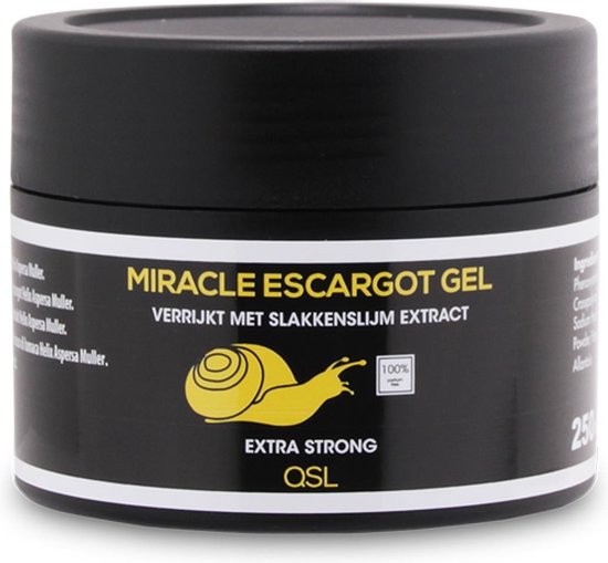 QSL | Miracle escargot gel - slakkengel - slakkenslijmgel - 250ml