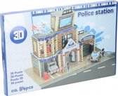 3D-puzzel politiebureau junior 84 stukjes
