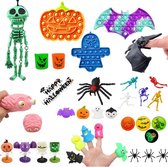 Tbrands® - Fidget Toys Pakket - Halloween Speelgoed - Pop It Fidget Toy - Fidget Toys - Fidget Cube - Pop It Pakket - Fidget Speelgoed - 32 delig - Fidget Toys Pakket - Simple Dimple - Stressbal - Tangle - Tik Tok - sinterklaas cadeautjes