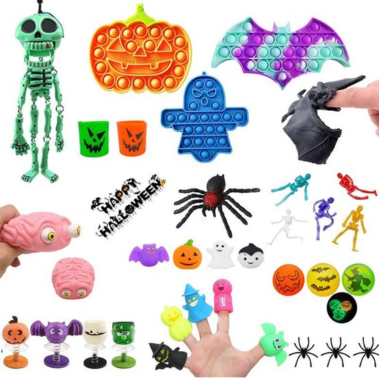 Tbrands® - Fidget Toys Pakket - Halloween Speelgoed - Pop It Fidget Toy -  Fidget Toys... | bol.com