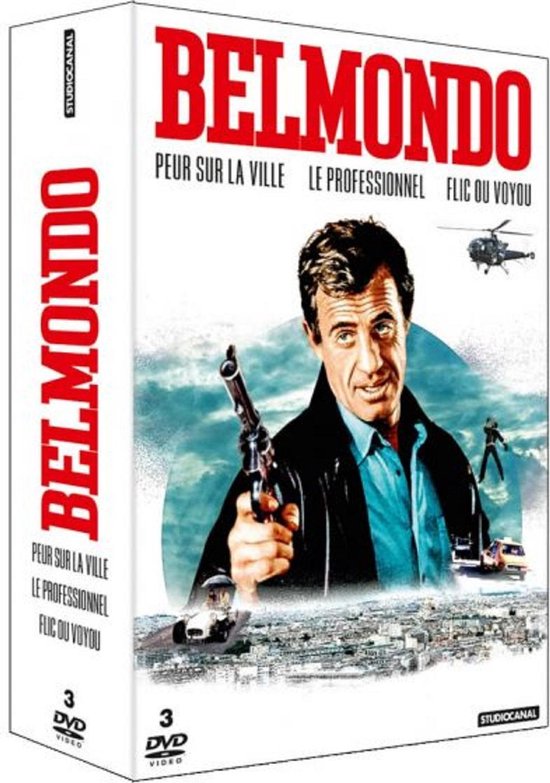 Belmondo - Coffret : Peur sur la ville + Le Professionnel + Flic ou voyou (Pack) - DVD (1975) (Franse import)