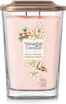 Grande bougie parfumée Yankee Candle Elevation - Tubéreuse enneigée