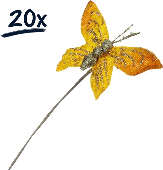12x papillon d'art | L = 12 cm | brochette | artisanat | passe-temps |  décoration |... | bol.com
