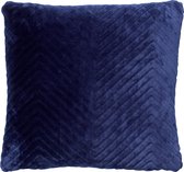 Dutch Decor ZICO - Sierkussen met patroon 45x45 cm Insignia Blue - blauw