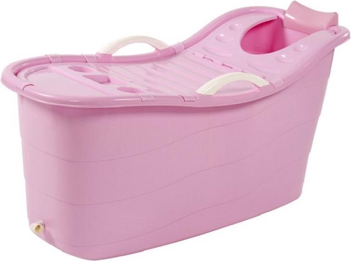 Zitbad voor volwassenen - Bath Bucket- IJsbad - Ice bath - XL - 118 cm - Roze
