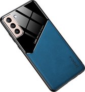 Groen blauwe hardcover voor Samsung Galaxy S21
