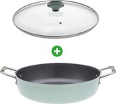 Primecook - Braadpan / Hapjespan met deksel - Ø 32 cm - PFAS-vrij - inductie - Ecoshield