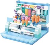 ijswinkel junior 14,6 cm blauw 110-delig
