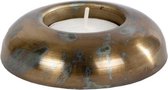 theelichthouder Philippe 9 x 2,5 cm metaal oud goud
