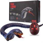 Nixnix - RC slang king cobra - Paars - Radiografisch bestuurbare slang - Griezelig - Afstandsbediening - Kinderen