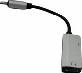 Durata DR-L11 2-1 Charge + Audio Cable for Lightning (2 lightning slot)