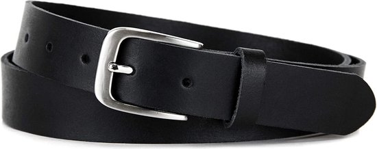 Fana Belts Leren Riem Zwart - Heren/Dames Riemen - Taillemaat 105 - Jeans riem - Casual Riem - Nette Riem - 100% leer