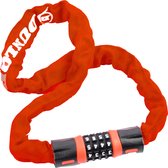 fietsslot, scooter of motor kabelslot 4-stellig cijferslot 30 x 5 x 900 mm - rood