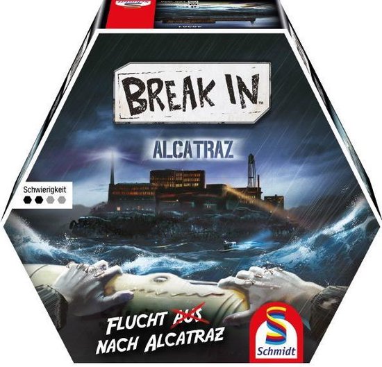 Thumbnail van een extra afbeelding van het spel Schmidt Spiele 49381 bordspel Break In, Alcatraz Board game Travel/adventure