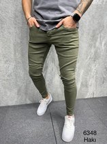 Skinny Jeans Mannen Gescheurde Jeans Mannelijke 2021 Nieuwe Casual Gat Straat Hip Hop Slanke Denim Broek Man Mode jogger Broek