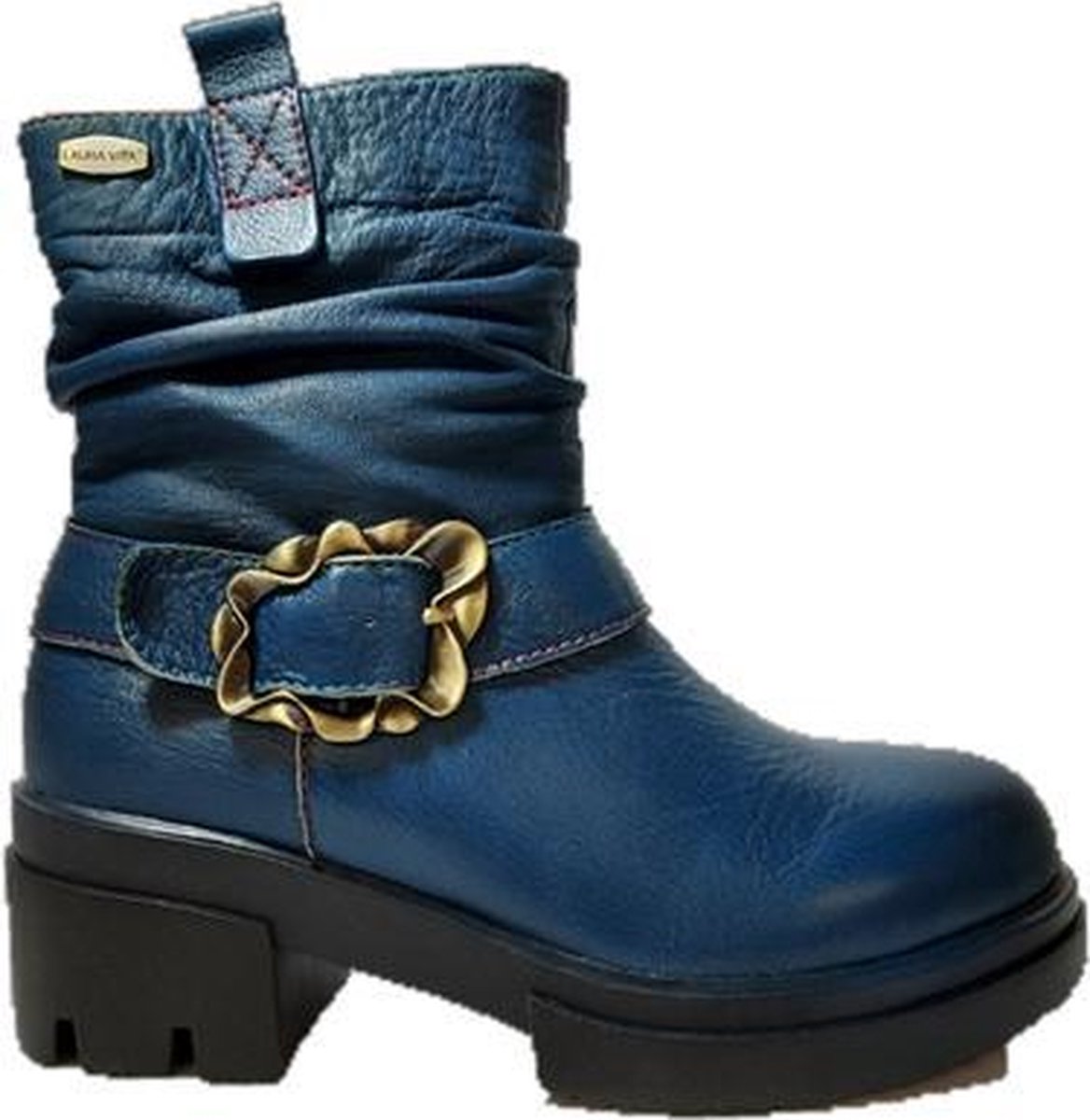 Laura Vita Korte Laars Gocneo 81 JX230 81 Kobalt Blauw - Schoenen.nl