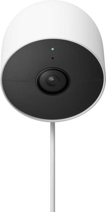 Google Nest Cam Deurbel + Beveiligingscamera - Batterijvoeding - Wit - Draadloos - Google Nest