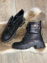 Maya Boots Black - Maat 36 - Laarzen - Boots - Zwart - Luvee Fashion