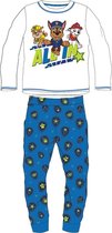 Paw Patrol pyjama - wit/blauw - maat 98