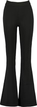 America Today Cindy Solid Black - Dames Flared pants - Maat S