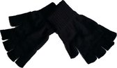 2 Paar Donex Handschoen zonder vingers zwart