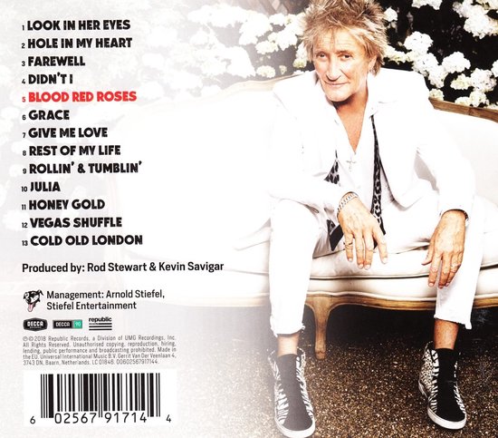 Rod Stewart - Blood Red Roses (CD), Rod Stewart | CD (album) | Muziek |  bol.com