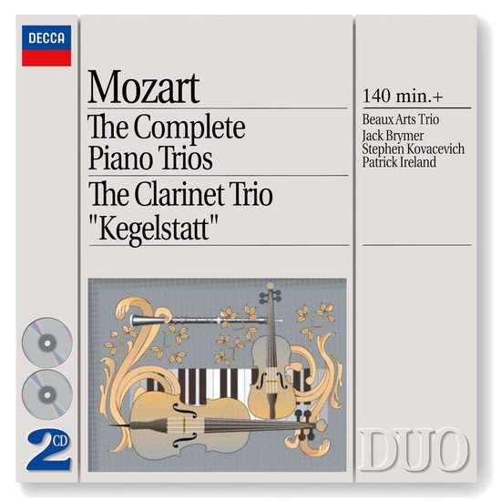 Foto: Beaux arts trio complete piano trios clarinet trio 2 cd 