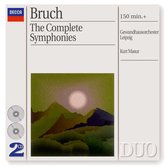 Salvatore Accardo, Gewandhausorchester Leipzig, Kurt Musur - Bruch: The 3 Symphonies/Works For Violin & Orchestra (2 CD)