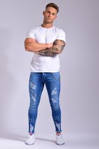 Skinny Fit Jeans Blauw 3073 - 32