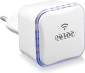 Eminent Wifi Versterker 300 Mbps - Wifi repeater voor stopcontact - Wifi extender draadloos - Witte wifi booster met access point