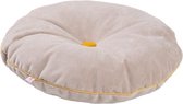 Wigiwama - Sierkussen Kinderkamer - Button Cushion Beige / mosterd geel W593678