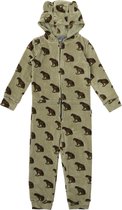 Claesen's Unisex Velvet Onesie- Cheetah Print- Maat 140-146