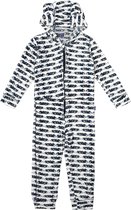 Claesen's Jongens Velvet Onesie-Raceauto Print- Maat 152-158