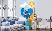 Dimex Africa Animals Vlies Fotobehang 150x250cm 2-banen