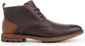 Travelin' Brandon Heren leren veterschoenen - Bruin leer - Maat 45