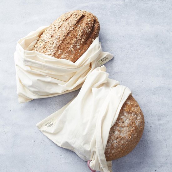 Point-Virgule Sac à pain réutilisable coton - Medium - Pliable