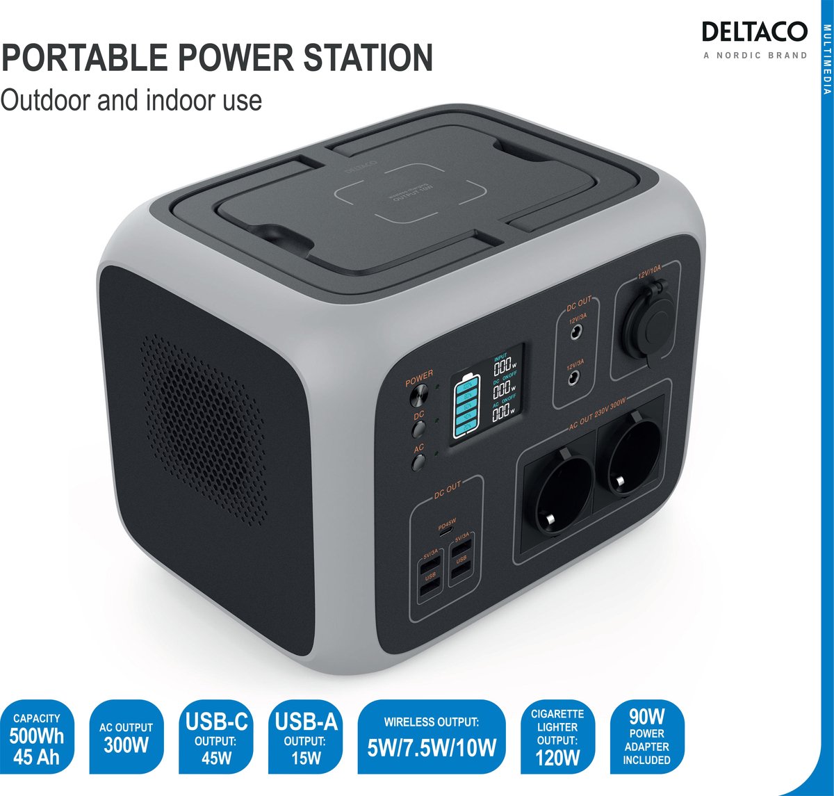 Centrale électrique portable CTECHi GT300 300W 299Wh