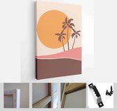 Abstract landscape poster collection. Set of contemporary art print templates. Nature backgrounds for your social media - Modern Art Canvas - Vertical - 1763752772 - 50*40 Vertical