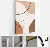Set of backgrounds for social media platform, , banner with abstract shapes, fruits, leaves, and woman shape - Modern Art Canvas - Vertical - 1646792278 - 40-30 Vertical