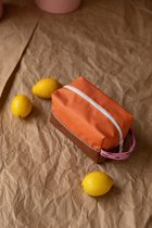 Sticky Lemon toiletry bag | sprinkles // carrot orange + syrup brown + bubbly pink - toilettas