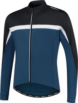 Rogelli Course - Wielershirt Lange Mouwen - Fietsshirt Heren - Zwart/Blauw/Wit - Maat 4XL