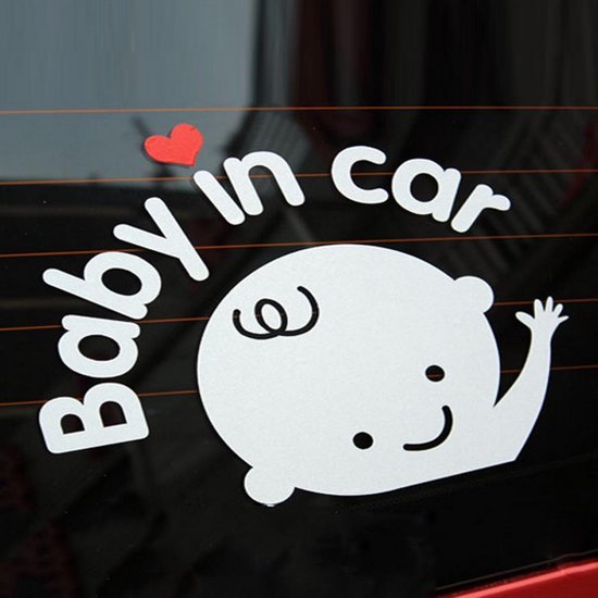 ✅ baby in car transparant sticker ✅ PROLEDPARTNERS®