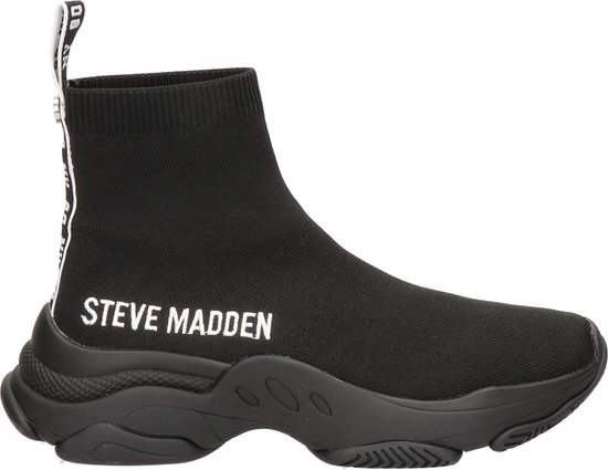 Steve Madden Master Hoge sneakers - Dames - Zwart - Maat 37 | bol.com