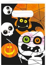8 Party Bags Plastic Halloween Kids