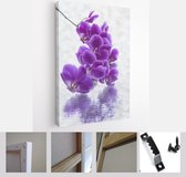 Beautiful branch of orchid  - Modern Art Canvas - Vertical - 748295356 - 40-30 Vertical