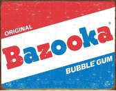 Bazooka Bubble Gum kauwgom metalen wandbord - 30 x 40 cm