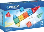 Coblo Basis - 20 stuks - Magnetisch speelgoed - Montessori speelgoed - Inclusief opbergtas & inspiratieboekje
